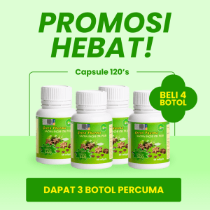 Capsule 120's 4 Botol PERCUMA 3