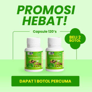 Capsule 120's 2 Botol PERCUMA 1
